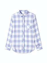 Load image into Gallery viewer, Hunter Plaid Button Up Shirt