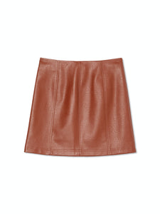 Carson Faux Leather Mini Skirt