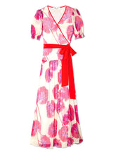 Load image into Gallery viewer, Breeze Silk Chiffon Maxi Wrap Dress