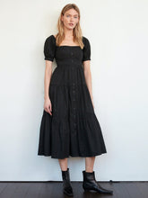 Load image into Gallery viewer, Eleanor Puff Sleeve Midi Dress