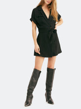 Load image into Gallery viewer, Clementine Mini Wrap Dress