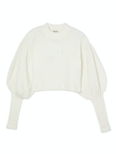 Load image into Gallery viewer, Coline Crop Blouson Sleeve Sweater