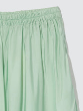 Load image into Gallery viewer, Gathered Pull On Silk Midi Skirt