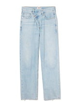 Load image into Gallery viewer, Criss Cross High-Rise Full Length Upsized Jeans
