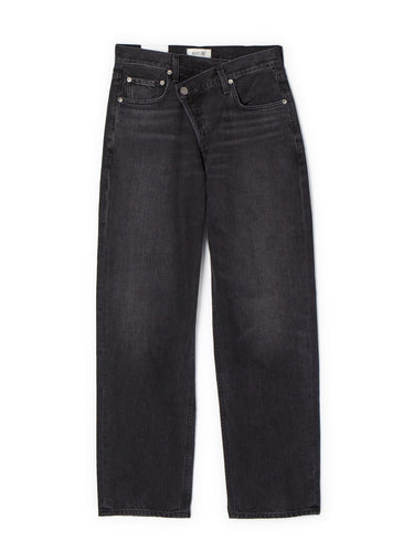 Criss Cross High-Rise Full Length Upsized Jeans