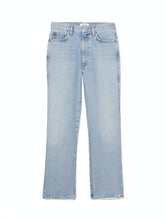 Load image into Gallery viewer, Pinch Waist High Rise Kick Flare Slim-Straight Jeans