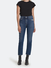 Load image into Gallery viewer, Riley High Rise Cropped Straight Fit Jeans