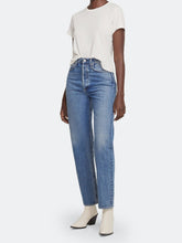 Load image into Gallery viewer, 90&#39;s Pinch Waist High Rise Straight Fit Jeans