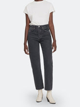 Load image into Gallery viewer, 90&#39;s Pinch Waist High Rise Straight Fit Jeans