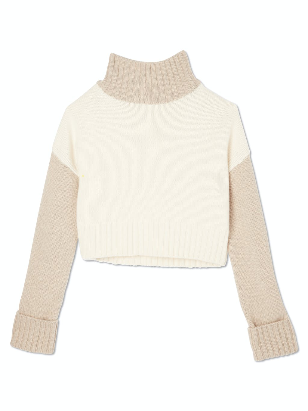 Long Sleeve Mock Neck Cashmere Sweater
