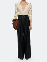 Load image into Gallery viewer, Cleo High Rise Wide Leg Crepe Pants