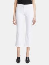 Load image into Gallery viewer, Twill Mid Rise Cropped Kick Flare Pants