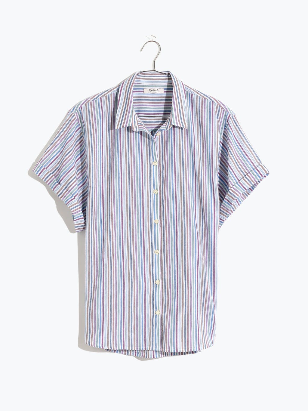 Tacked Sleeve Button Up Shirt