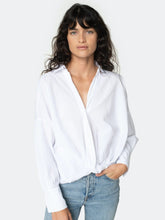 Load image into Gallery viewer, Poplin Twist Front Shirt