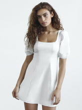 Load image into Gallery viewer, Charlotte Puff Sleeve Mini Dress