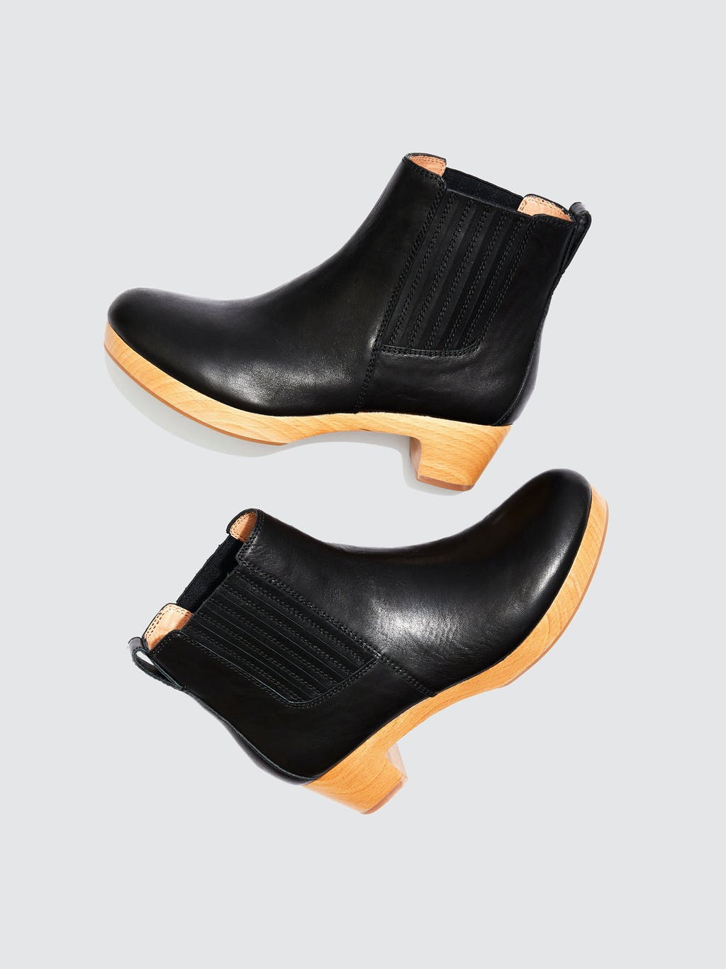 Benny Clog Bootie Leather