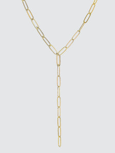 Gold Chain Y-Necklace