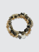 Load image into Gallery viewer, Genuine Druzy And Bead Bracelet Set