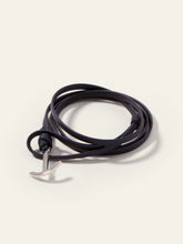 Load image into Gallery viewer, Mini Modern Anchor Leather Bracelet