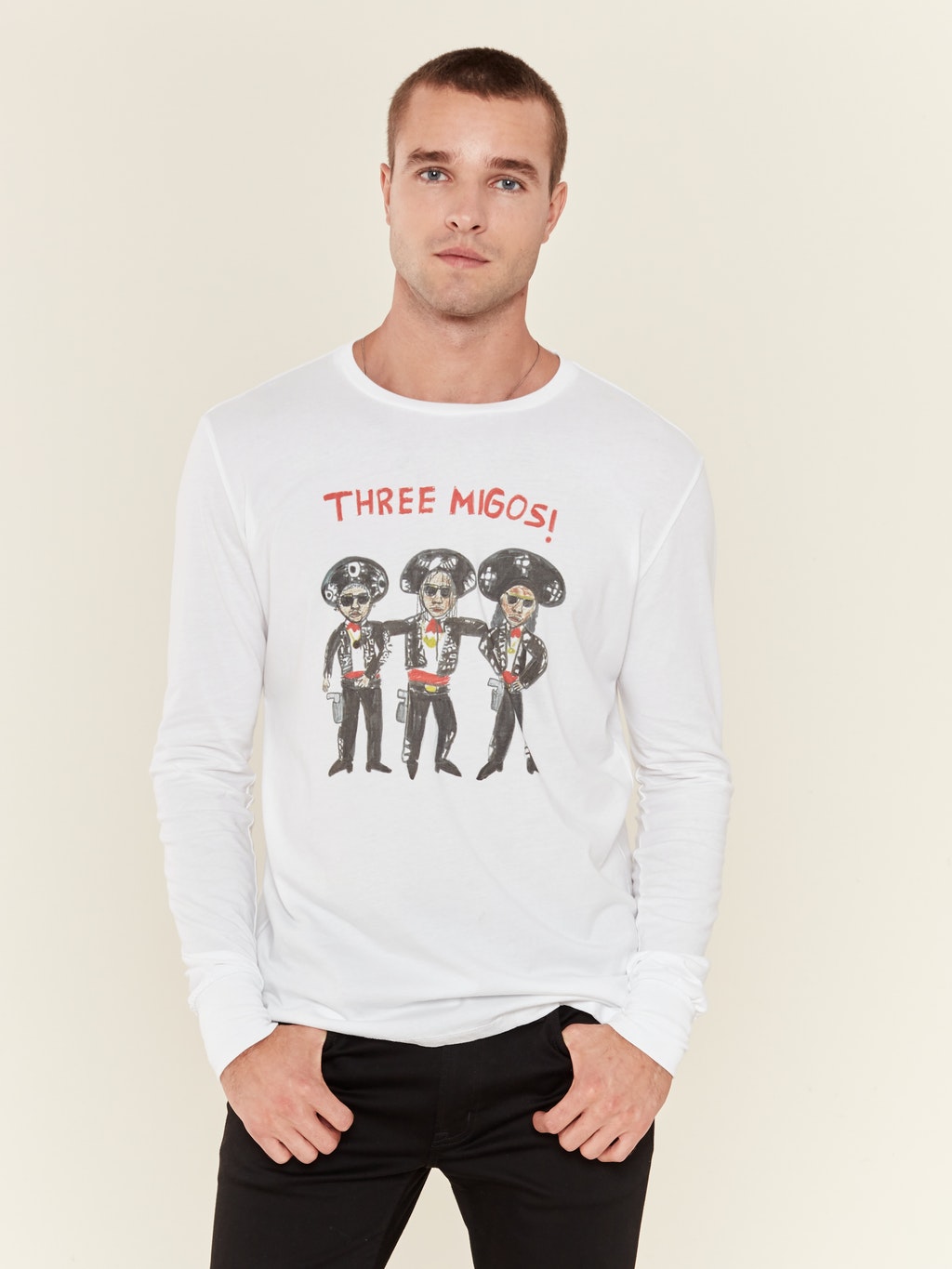 Three Migos Long Sleeve T-Shirt