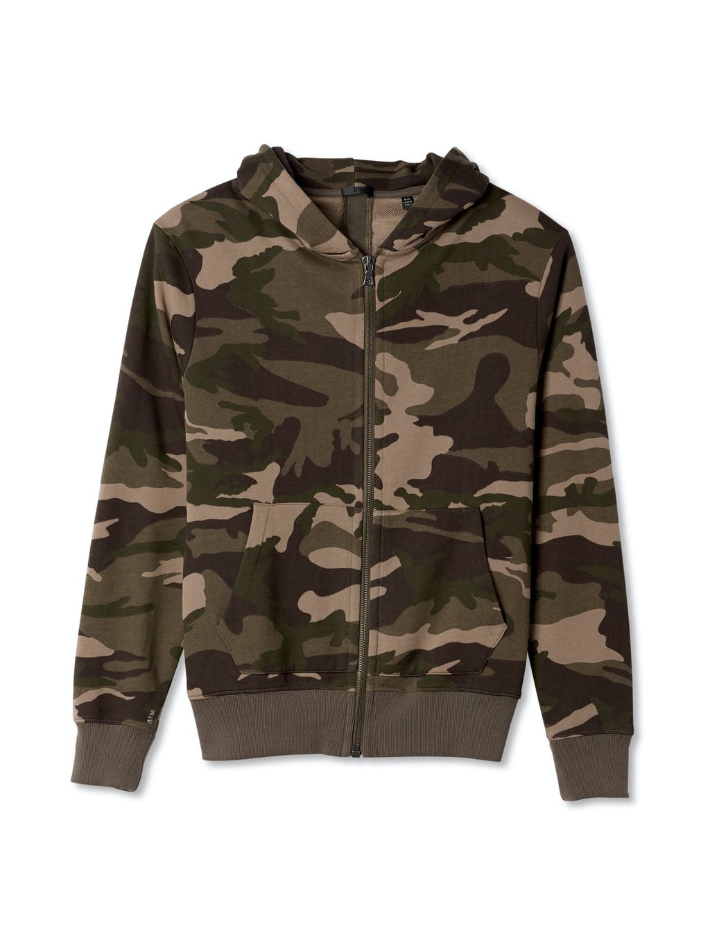 Camo French Terry Zip Hoodie