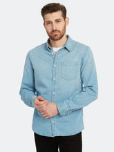 Load image into Gallery viewer, Diego Denim Button Up Slim Fit Shirt