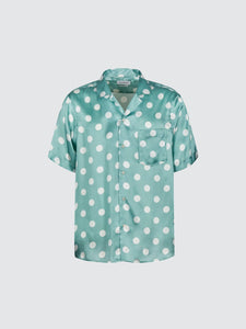 Rangi Short Sleeve Silk Dot Shirt