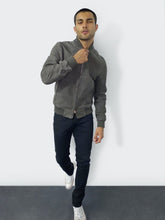 Load image into Gallery viewer, Nappa Suede Bomber Jacket