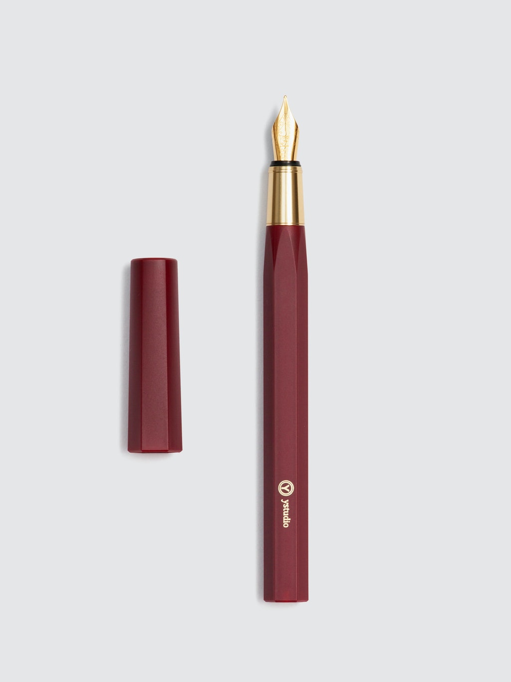 Resin & Brass - Fountain Pen (White) (F nib)