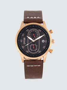 Andreas Leather Band Watch