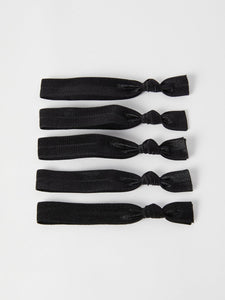 5-Pack Solid Hair Ties