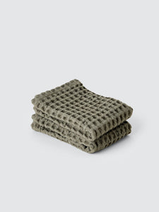 Caro Waffle Washcloths, Set of 2