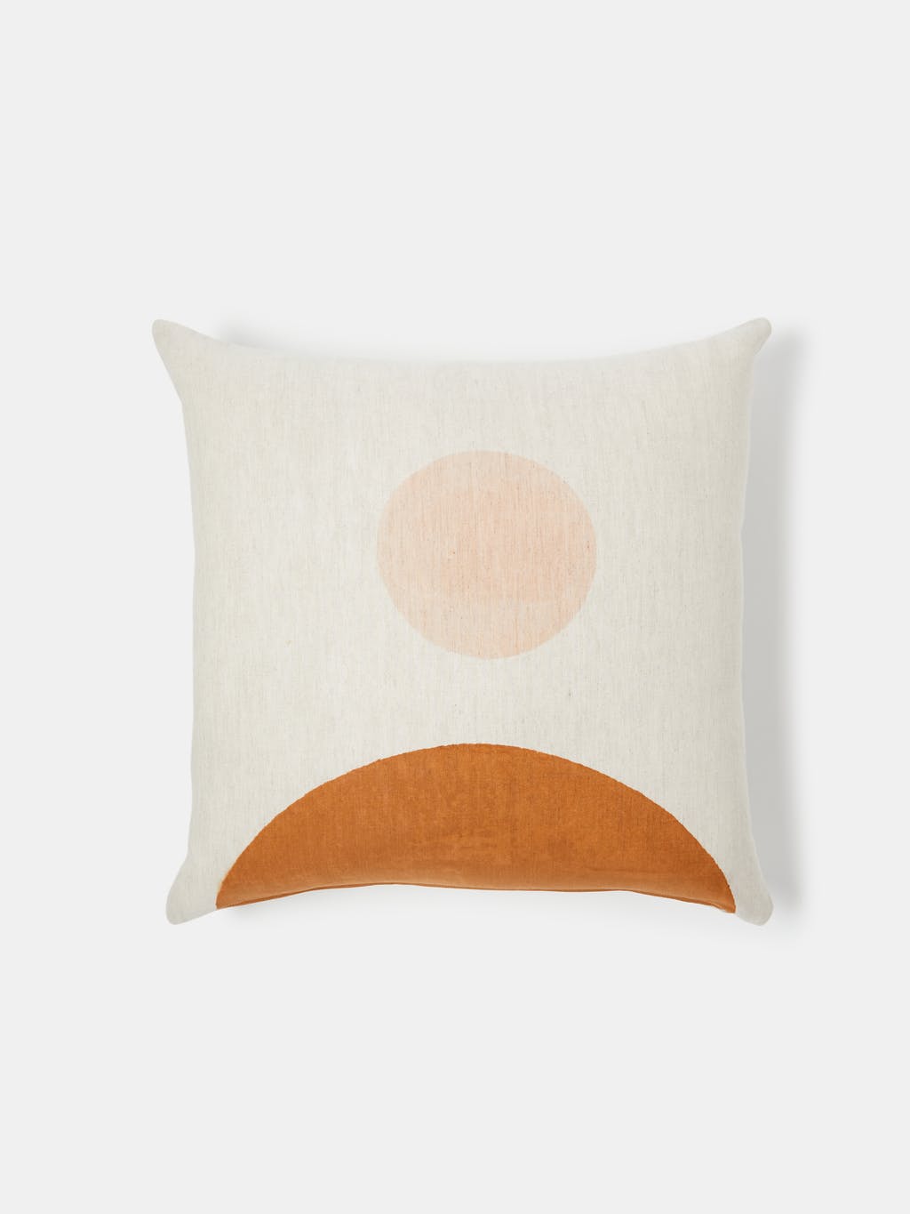 Rising Moon Block Print Pillow