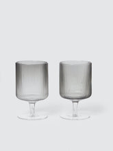 Load image into Gallery viewer, Ripple Wine Glasses, Set of 2