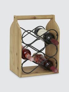 Rustic Bottle Wine Rack