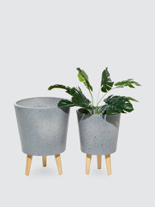 Speckled Planters, Set Of 2