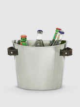Load image into Gallery viewer, Wine Bucket With Leather Handles