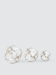 Crystal Decorative Orbs - Set Of 3