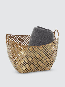 Woven Metal Basket