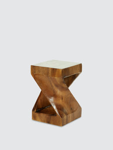 Suar Wood Side Table