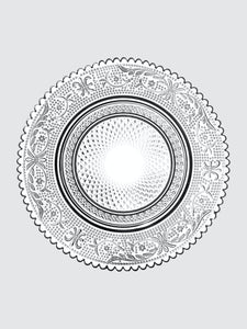 Classic Glass Side Plate, Set of 6
