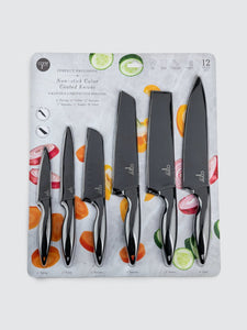 Perfect Precision Onyx Knives, Set of 12