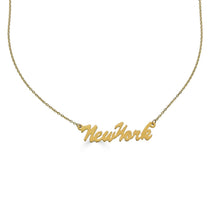 Load image into Gallery viewer, Customizable Script Nameplate Necklace