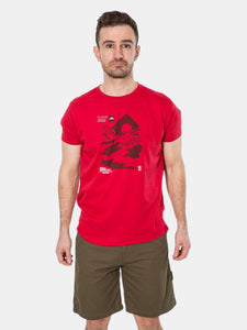 Trespass Mens Landscape T-Shirt (Red)