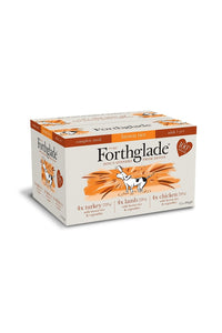 Forthglade Complete Dog Meal Brown Rice Adult Multicase (12 Pack) (May Vary) (395g)