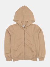 Load image into Gallery viewer, Cotton Neutral Solid Color Zipper Hoodies