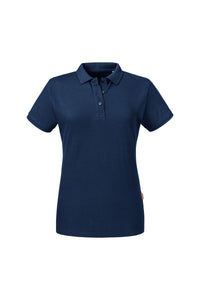 Russell Womens/Ladies Pure Organic Polo (French Navy)