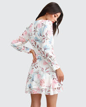 Load image into Gallery viewer, A Night With You Mini Wrap Dress - Cream