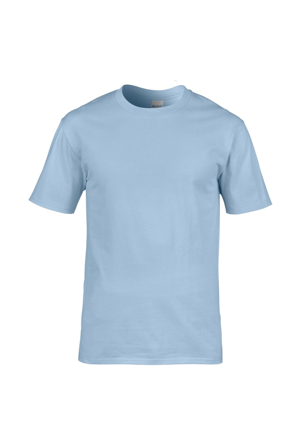 Gildan Mens Premium Cotton Ring Spun Short Sleeve T-Shirt (Light Blue)
