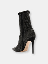 Load image into Gallery viewer, Sybil Suede &amp; Rhinestones Bootie